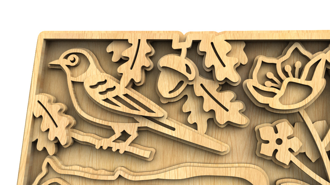 C240-Connecticut Scroll Saw Pattern - Alex Fox Patterns