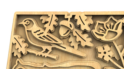 C240-Connecticut Scroll Saw Pattern - Alex Fox Patterns