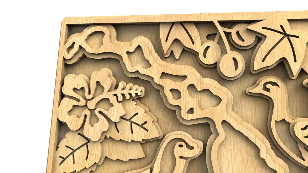 C240-Hawaii Scroll Saw Pattern - Alex Fox Patterns