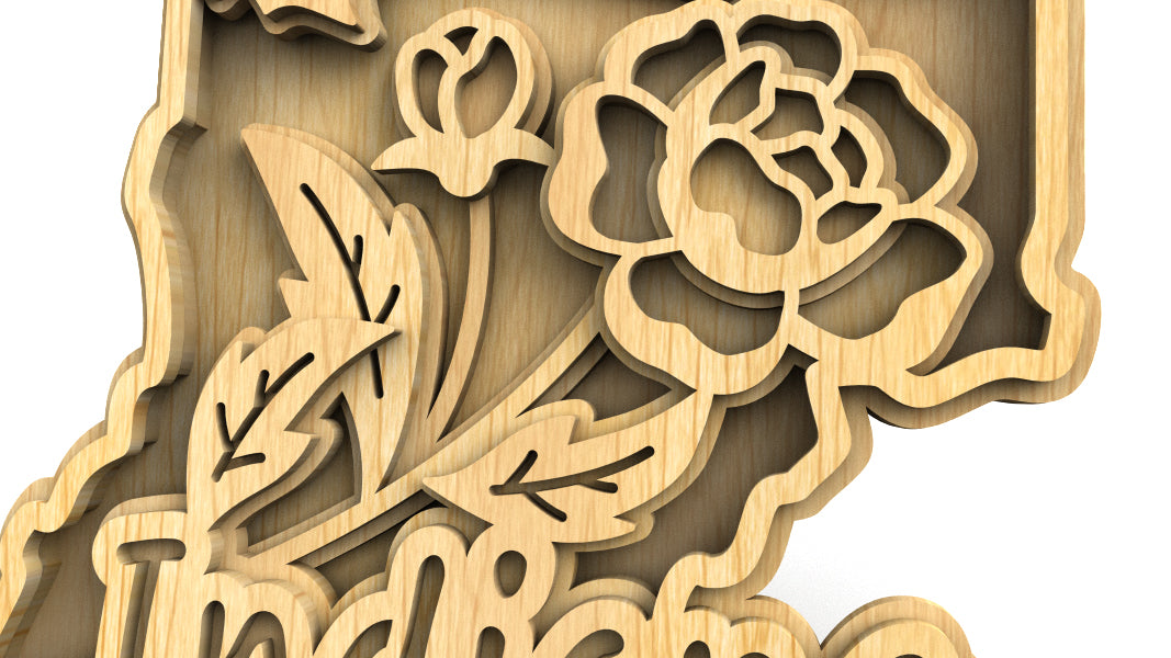 C240-Indiana Scroll Saw Pattern - Alex Fox Patterns