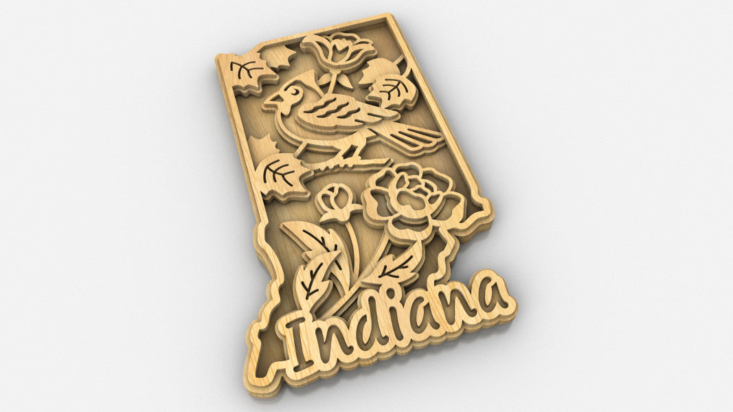 C240-Indiana Scroll Saw Pattern - Alex Fox Patterns