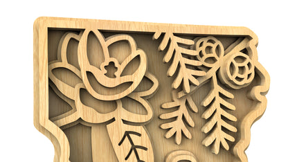 C240-Louisiana Scroll Saw Pattern - Alex Fox Patterns