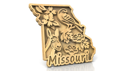 C240-Missouri Scroll Saw Pattern - Alex Fox Patterns