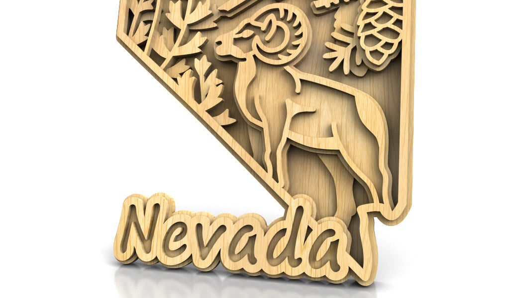 C240-Nevada Scroll Saw Pattern - Alex Fox Patterns