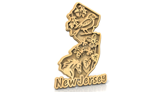 C240-New Jersey Scroll Saw Pattern - Alex Fox Patterns