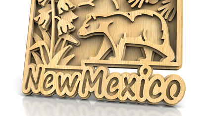C240-New Mexico Scroll Saw Pattern - Alex Fox Patterns