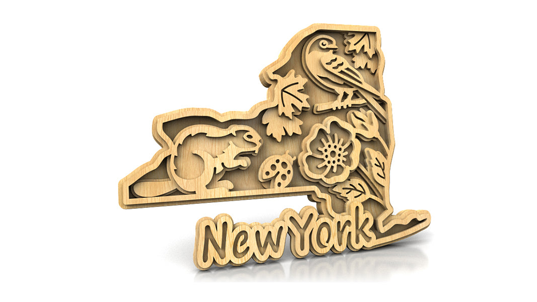 C240-New York Scroll Saw Pattern - Alex Fox Patterns