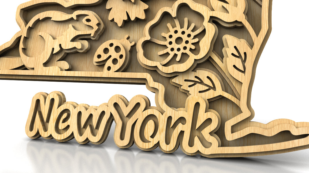 C240-New York Scroll Saw Pattern - Alex Fox Patterns
