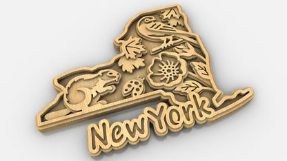 C240-New York Scroll Saw Pattern - Alex Fox Patterns