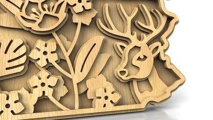 C240-Pennsylvania Scroll Saw Pattern - Alex Fox Patterns