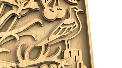 C240-Utah Scroll Saw Pattern - Alex Fox Patterns