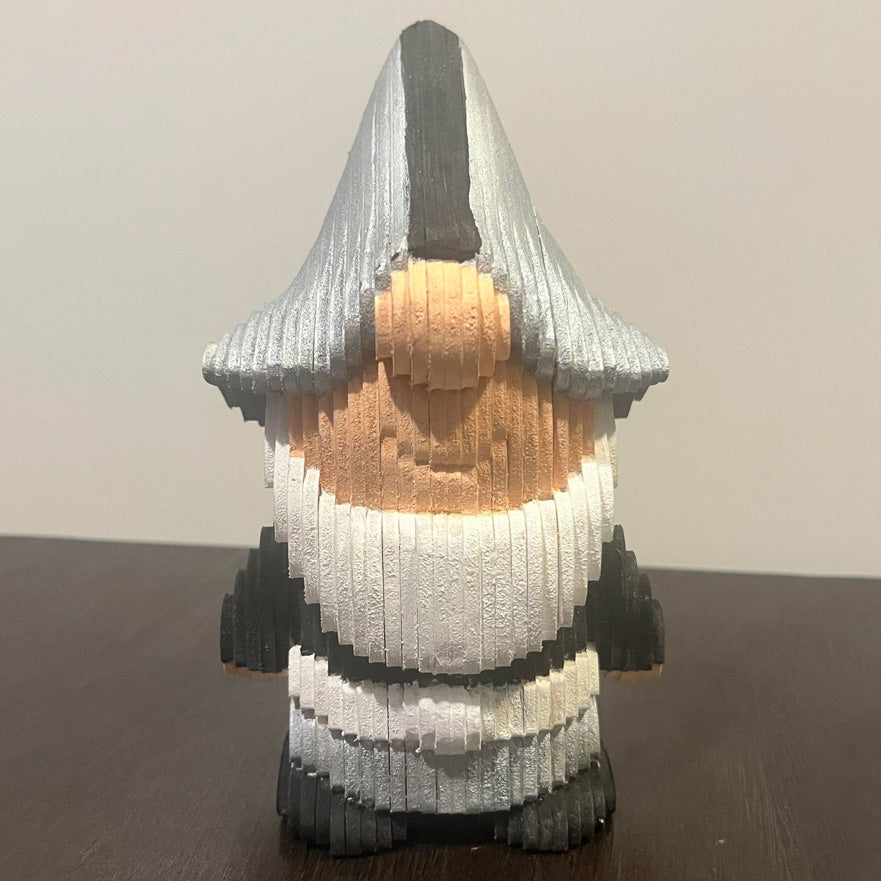 C242-gnome 3d scroll saw project - Alex Fox pattern