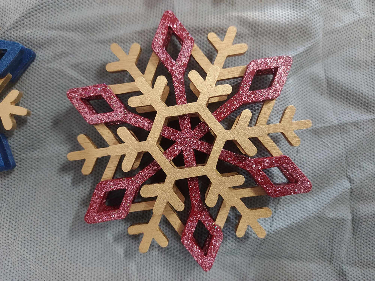 C243-snowflake christmas scroll saw project - Alex Fox pattern