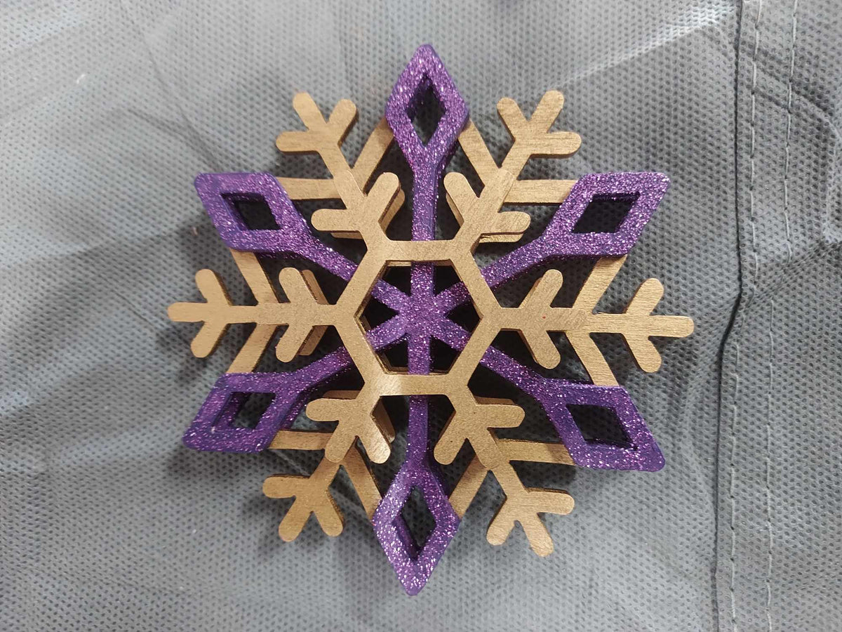 C243-snowflake christmas scroll saw project - Alex Fox pattern