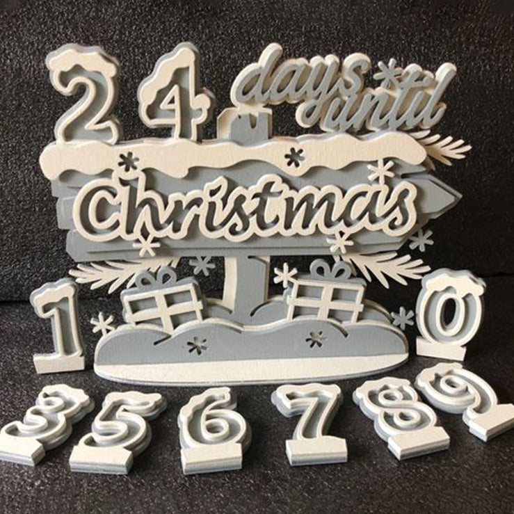 C245-christmas advent calendar scroll saw project - Alex Fox pattern