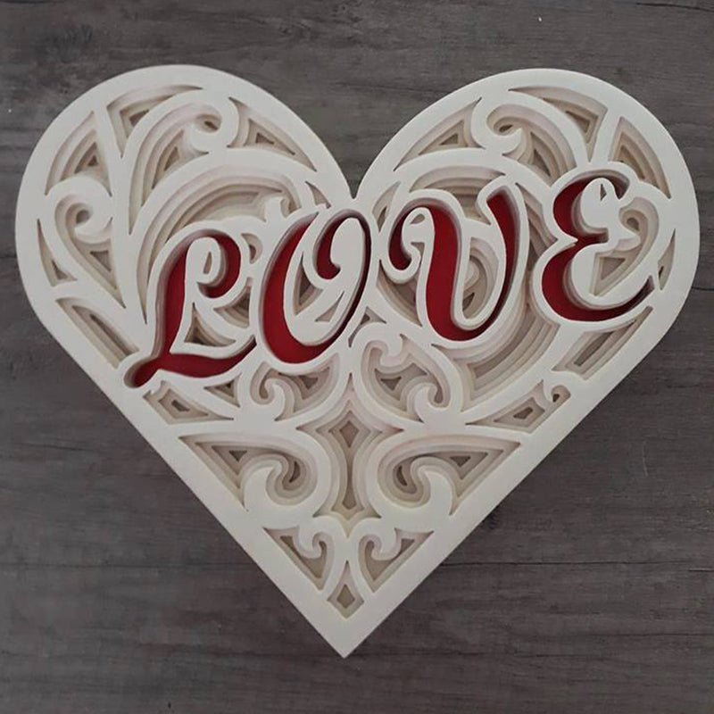 C25-love scroll saw project - Alex Fox pattern