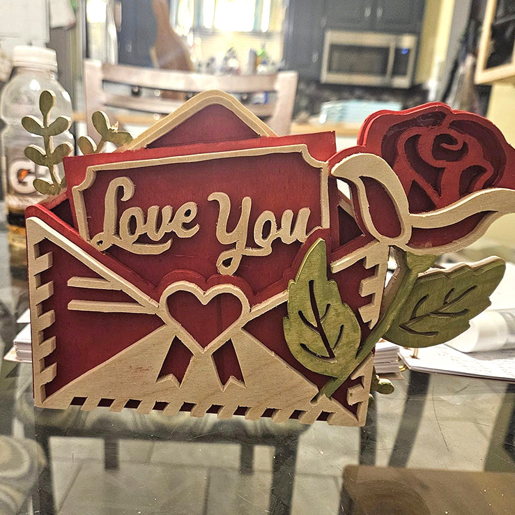 C251-love letter scroll saw project - Alex Fox pattern