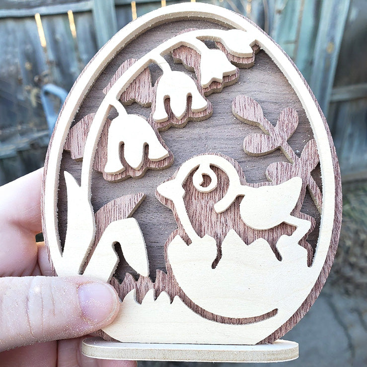 C253a-easter eggs  scroll saw project - Alex Fox pattern