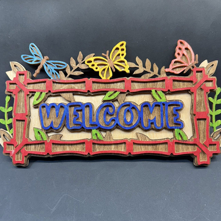 C256-Welcome scroll saw project - Alex Fox pattern