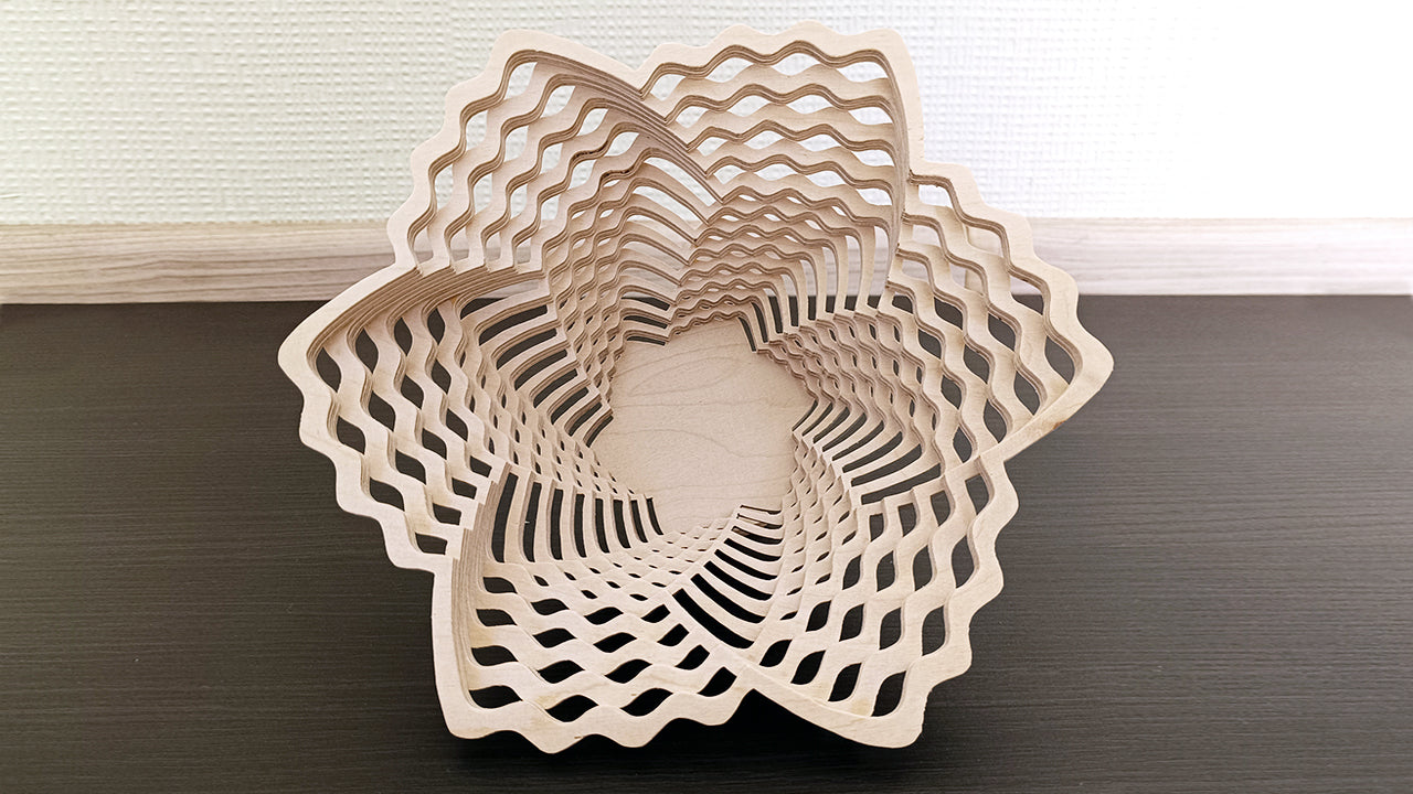 C261-Bowl Scroll Saw Pattern - Alex Fox Patterns