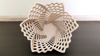 C261-Bowl Scroll Saw Pattern - Alex Fox Patterns