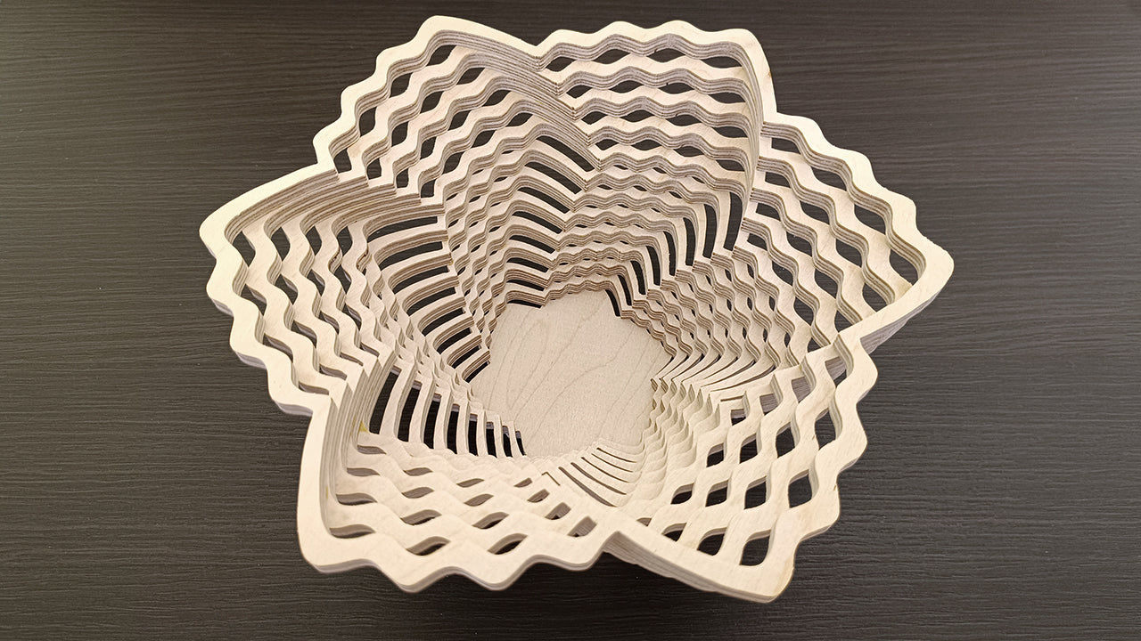 C261-Bowl Scroll Saw Pattern - Alex Fox Patterns