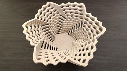 C261-Bowl Scroll Saw Pattern - Alex Fox Patterns