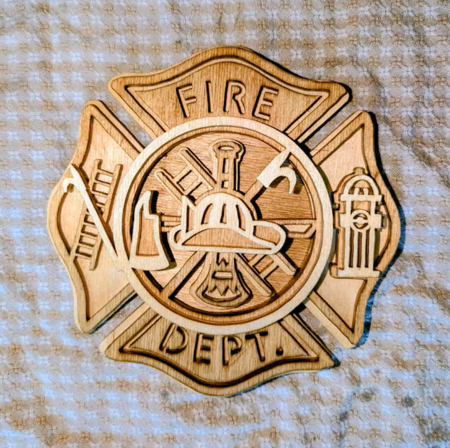 C263-Fire department scroll saw project - Alex Fox pattern