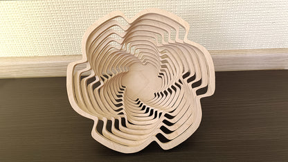 C264-Bowl Scroll Saw Pattern - Alex Fox Patterns