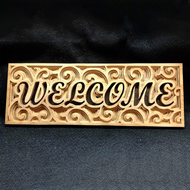 C27-welcome scroll saw project - Alex Fox pattern