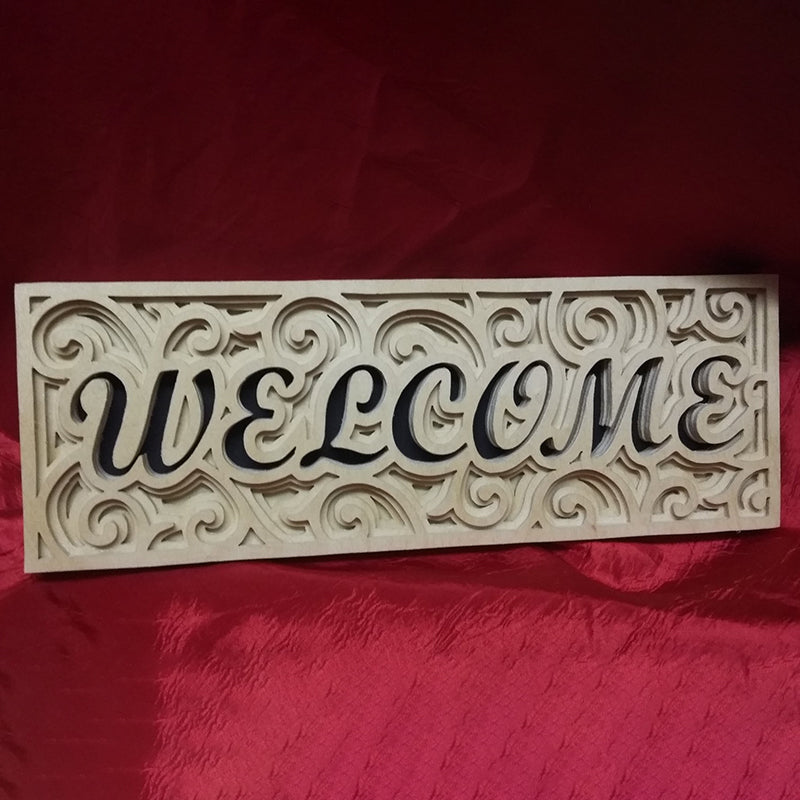 C27-welcome scroll saw project - Alex Fox pattern