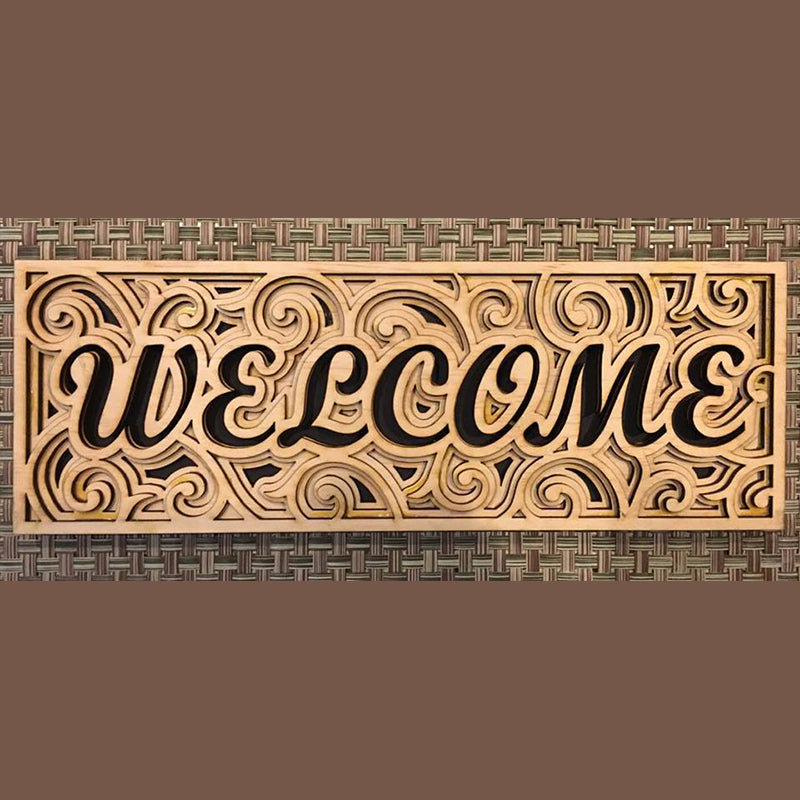 C27-welcome scroll saw project - Alex Fox pattern
