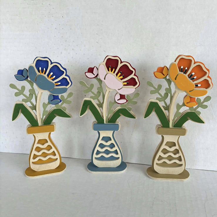 C274-Flower scroll saw project - Alex Fox pattern