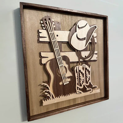 C278-Country music scroll saw project pattern