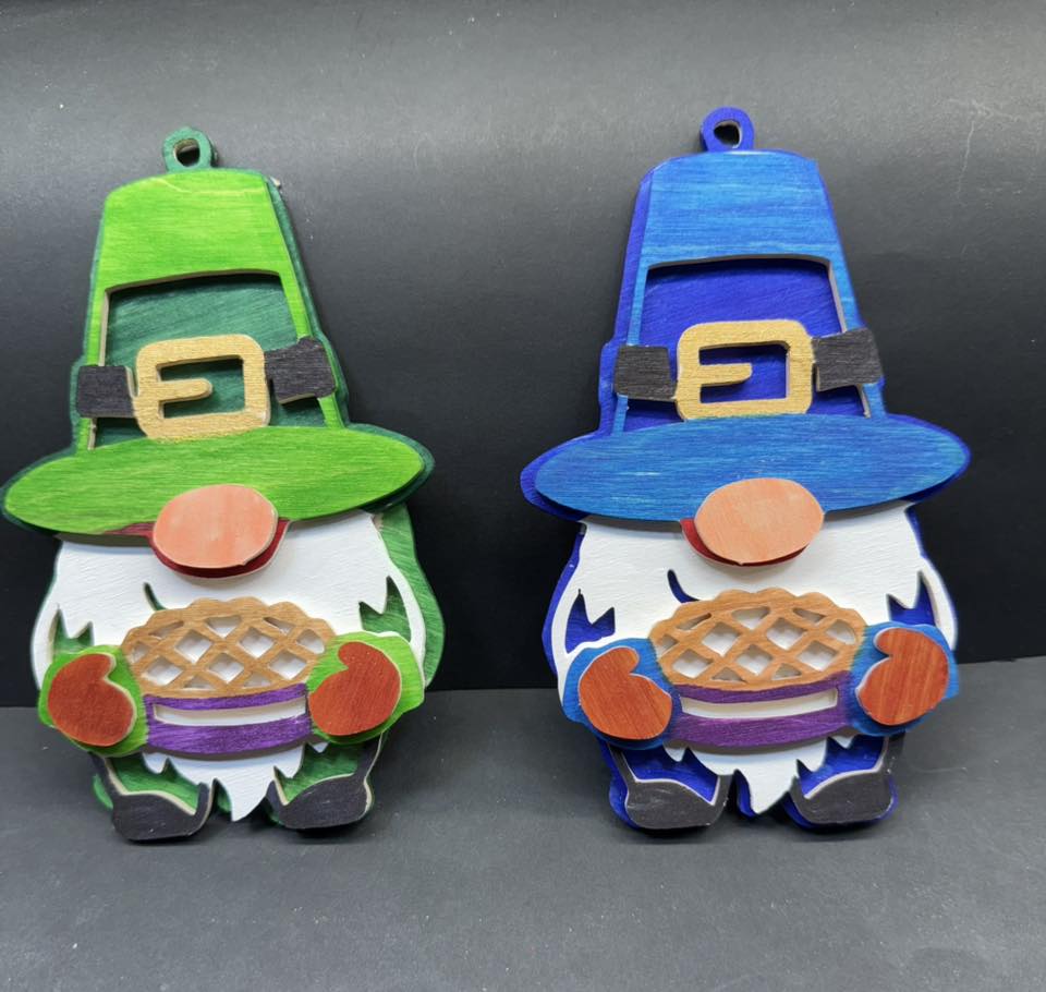 C282-thanksgiving Gnomes scroll saw project - Alex Fox pattern