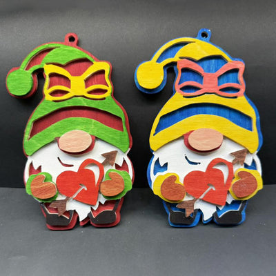 C282-Valentine's Day gnomes scroll saw project pattern
