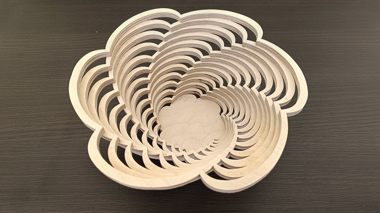 C286-Bowl Scroll Saw Pattern - Alex Fox Patterns