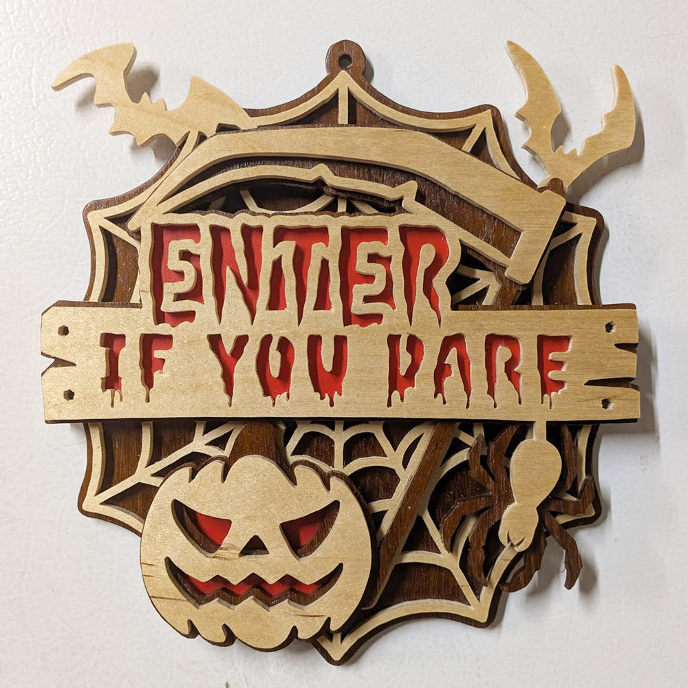 C291 Halloween layered scroll saw project - Alex Fox pattern
