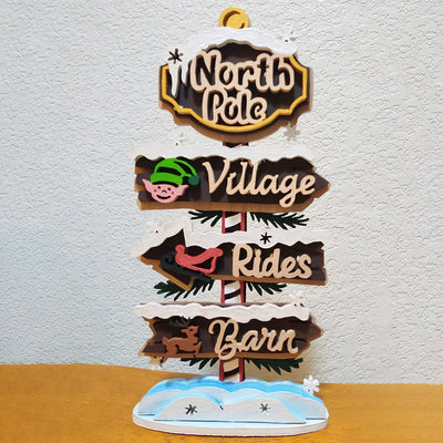 C293-North Pole sign