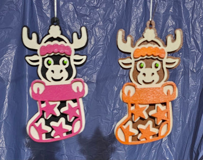 C296-Christmas animals set