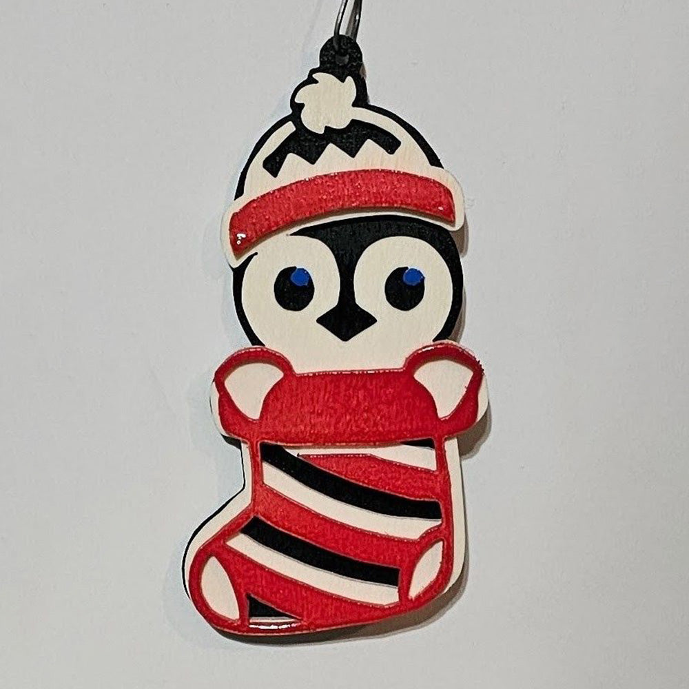 C296-Christmas animals scroll saw project - Alex Fox pattern