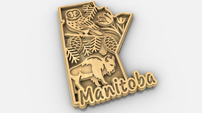 C305-Manitoba Layered Scroll Saw Pattern — Alex Fox Patterns