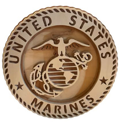 C308-US Marines scroll saw project pattern