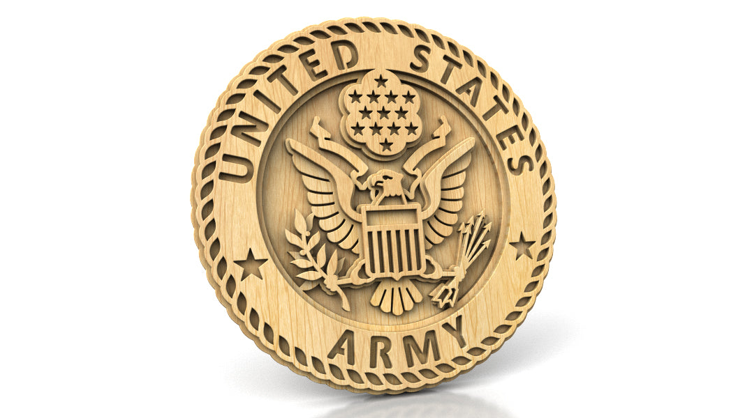 C308-US Army Patriotic Scroll Saw Pattern — Alex Fox Patterns