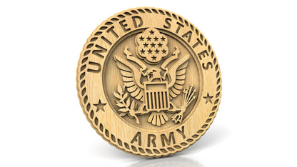 C308-US Army Patriotic Scroll Saw Pattern — Alex Fox Patterns