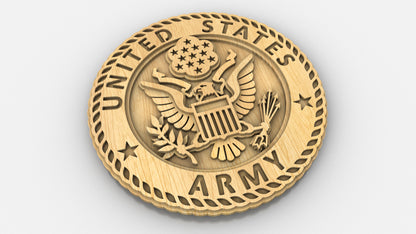 C308-US Army Miiitary Scroll Saw Pattern — Alex Fox Patterns