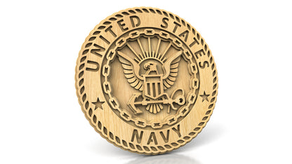 C308-US Navy Patriotic Scroll Saw Pattern — Alex Fox Patterns