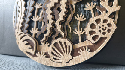 C309-Jellyfish Layered Scroll Saw Pattern — Alex Fox Patterns