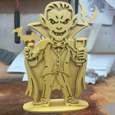 C312-Dracula scroll saw project pattern