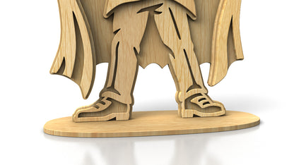 C312-Dracula Halloween Layered Scroll Saw Pattern — Alex Fox Patterns